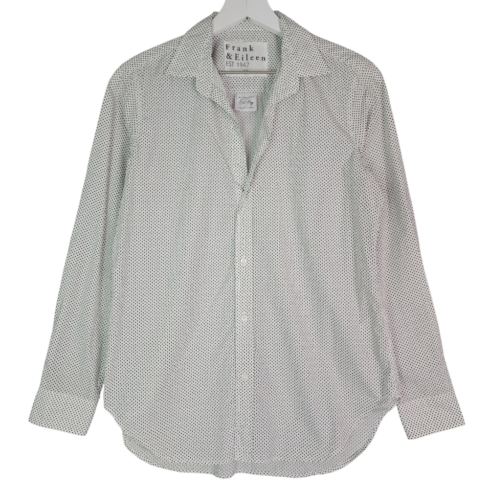 Frank & Eileen Frank Mini Heart Print Shirt